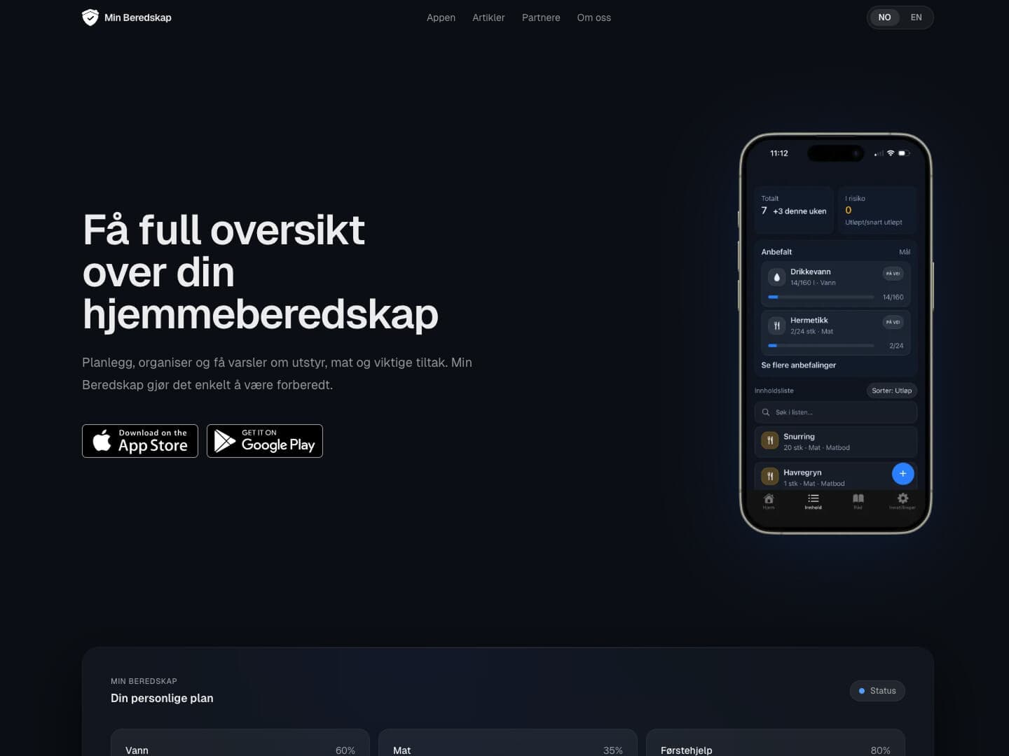 Min Beredskap screenshot